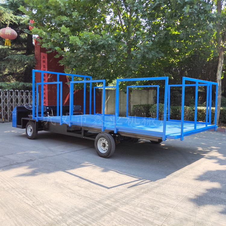 新款加長加寬電動四輪平板車 新款加長加寬電動四輪平板車